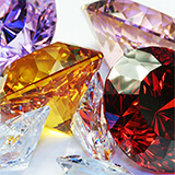 Farb behandelte Diamanten